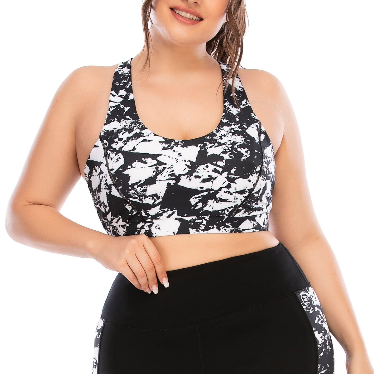 Plus Size Yoga Tank Tops for Printed