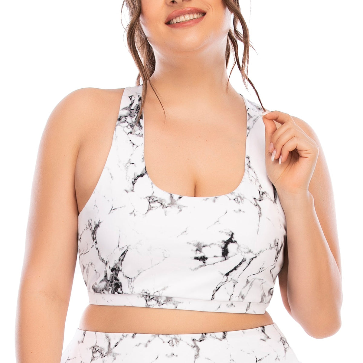 Tie Dye Yoga Tank Gym Tops for Plus Size