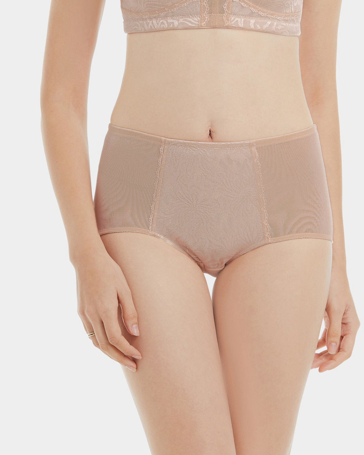 Full Coverage Mid Waist Breathable Underwear