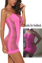 Avidlove Lingerie Fishnet Dress Mesh Badydoll Fishnet Bodysuit See Through Chemise