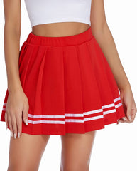 Avidlove Pleated Skirt School Uniform Skirt Mini Skirt Pleated Cheer Skirt