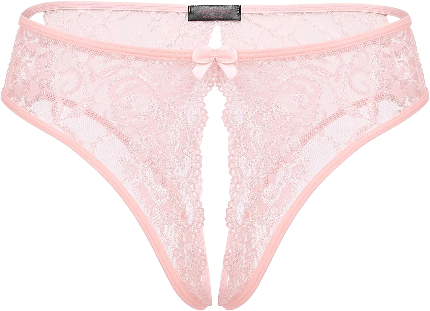 Avidlove Lace Panties Underwear Floral Lace Briefs with Cute Bow Center