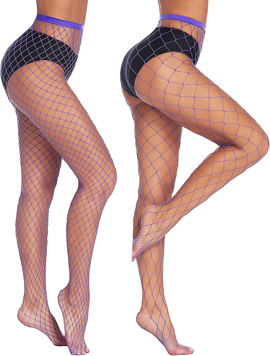 Avidlove Fishnet Thigh Highs Plus Size Fishnet Stockings Pantyhose for Tights