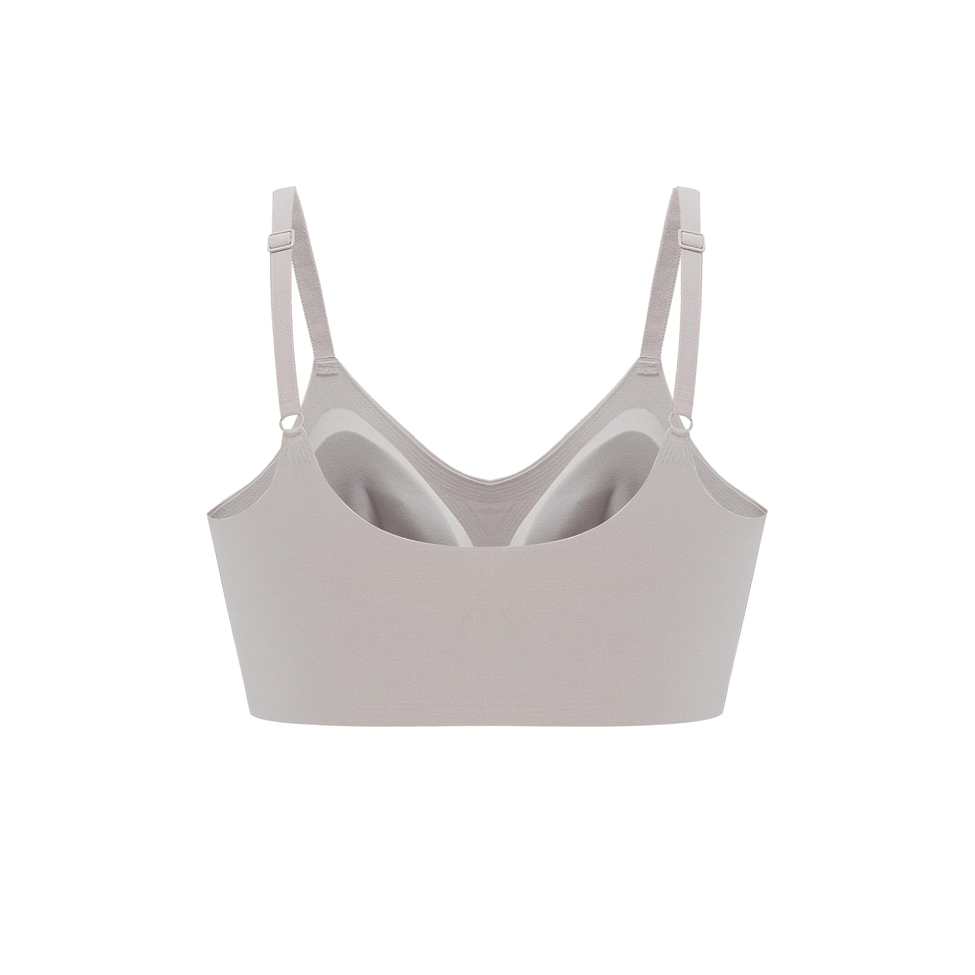 Solid Everyday Spaghetti Strap Wireless Bra