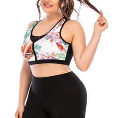 Workout Tank for Floral Printed Plus Size