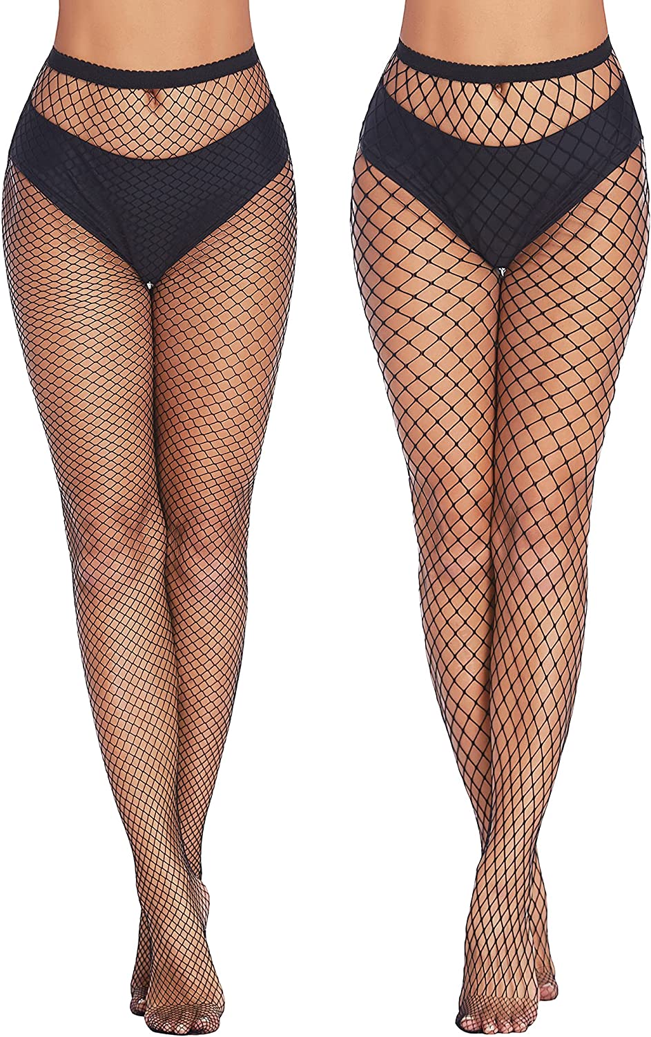 Avidlove Fishnet Thigh Highs Plus Size Fishnet Stockings Pantyhose for Tights