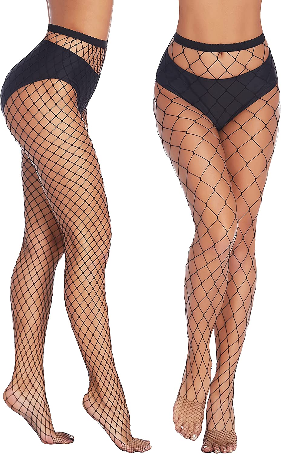 Avidlove Fishnet Thigh Highs Plus Size Fishnet Stockings Pantyhose for Tights