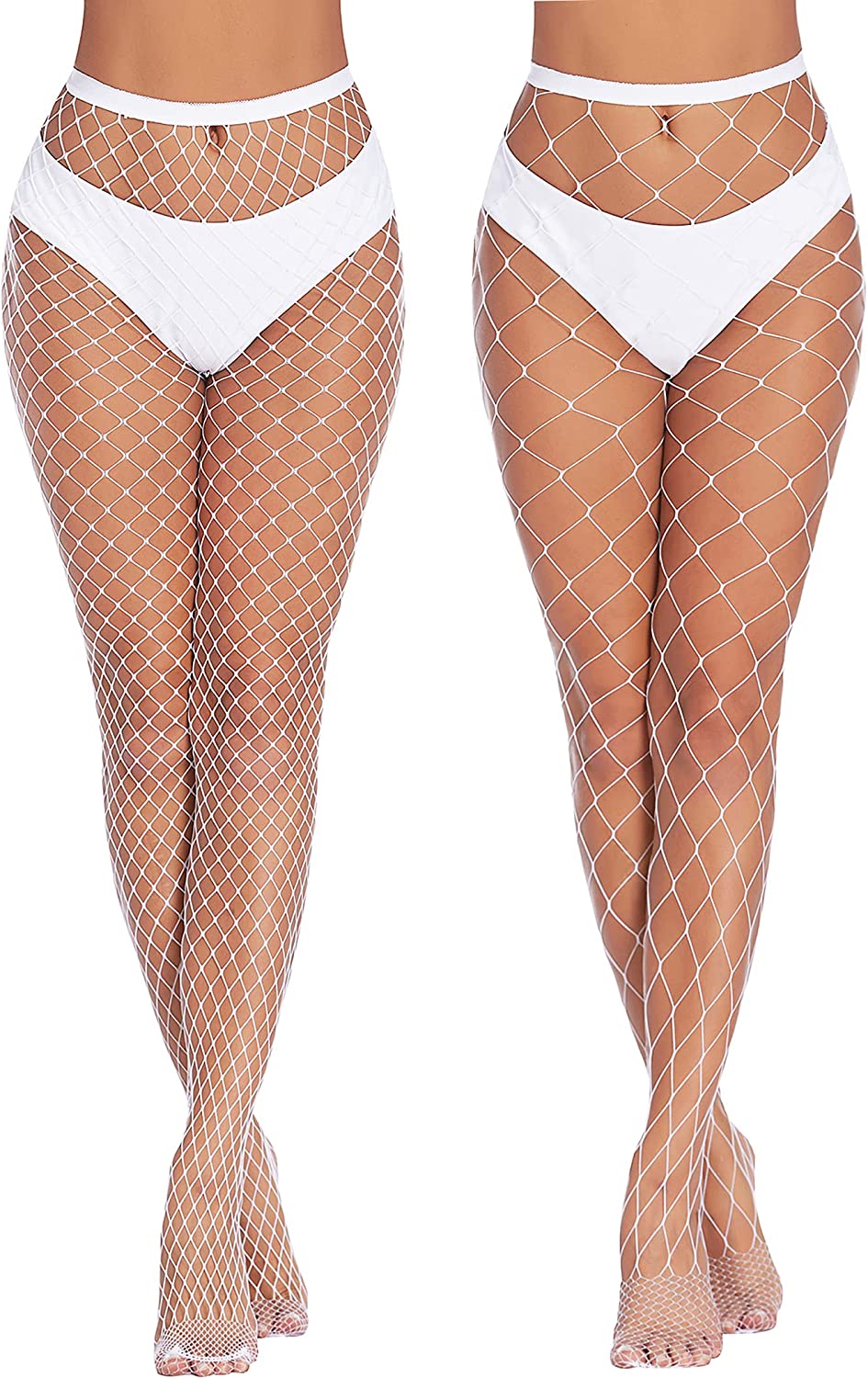 Avidlove Fishnet Thigh Highs Plus Size Fishnet Stockings Pantyhose for Tights