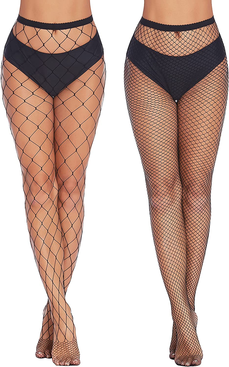 Avidlove Fishnet Thigh Highs Plus Size Fishnet Stockings Pantyhose for Tights