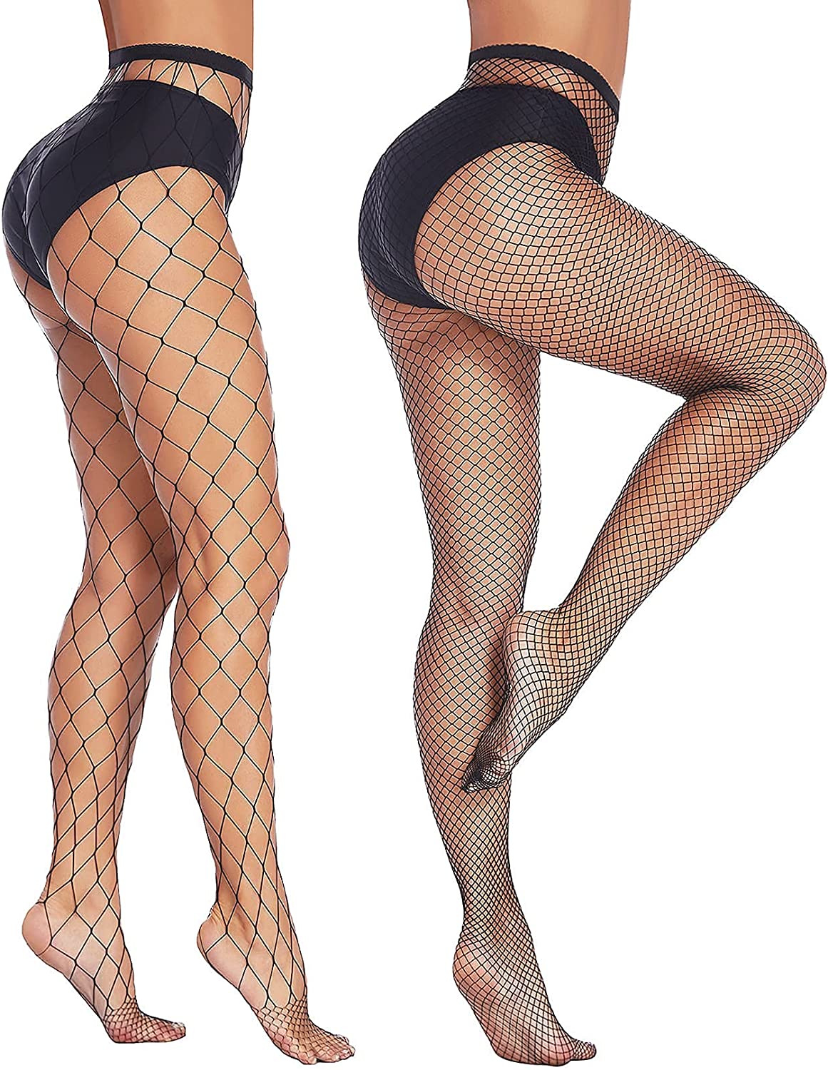 Avidlove Fishnet Thigh Highs Plus Size Fishnet Stockings Pantyhose for Tights