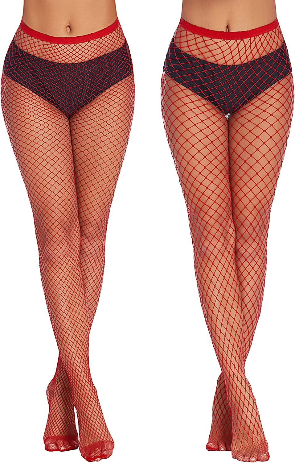 Avidlove Fishnet Thigh Highs Plus Size Fishnet Stockings Pantyhose for Tights