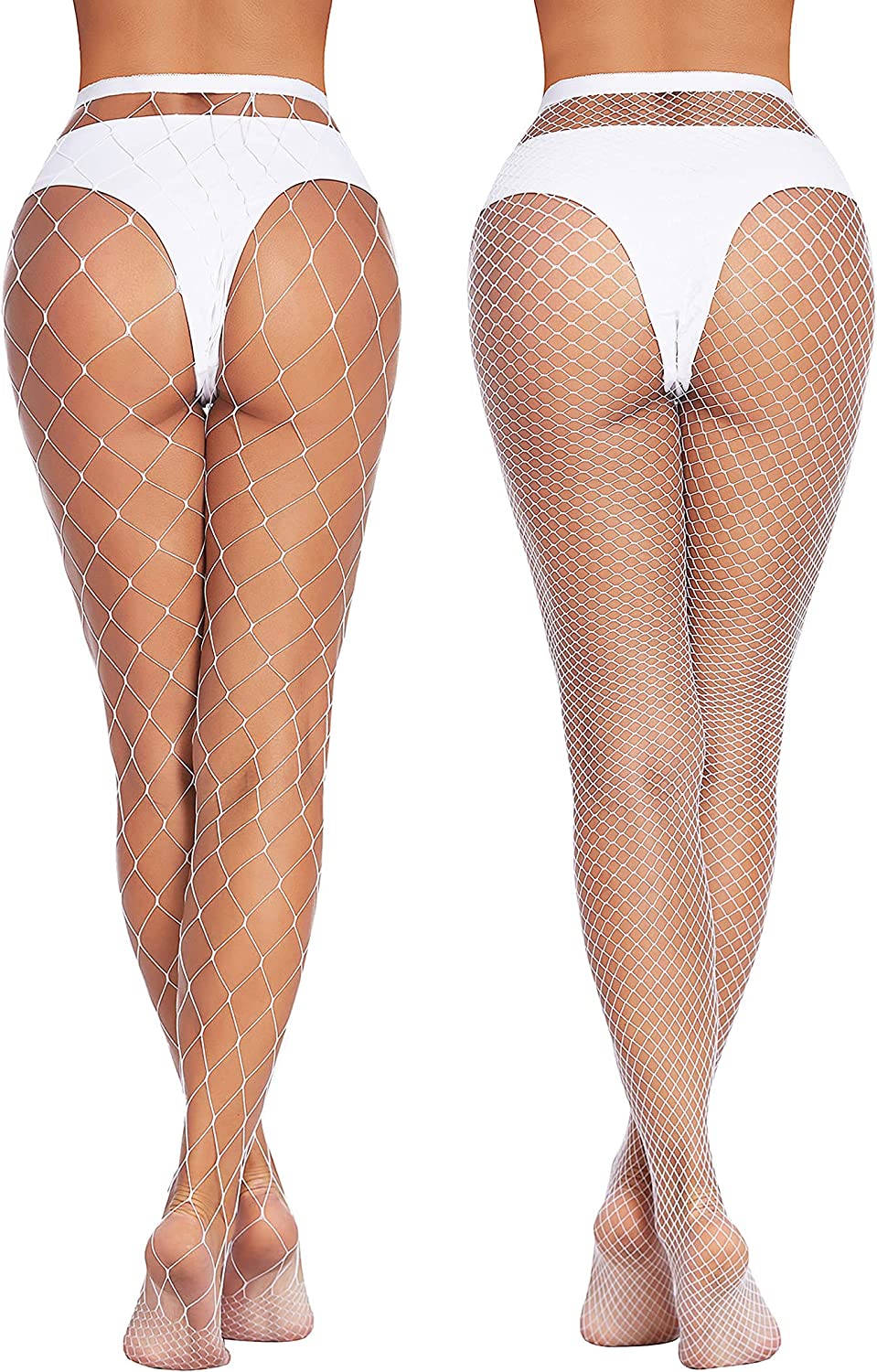 Avidlove Fishnet Thigh Highs Plus Size Fishnet Stockings Pantyhose for Tights