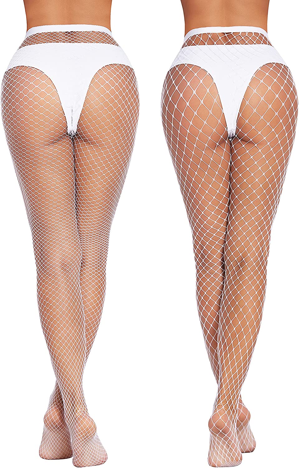 Avidlove Fishnet Thigh Highs Plus Size Fishnet Stockings Pantyhose for Tights