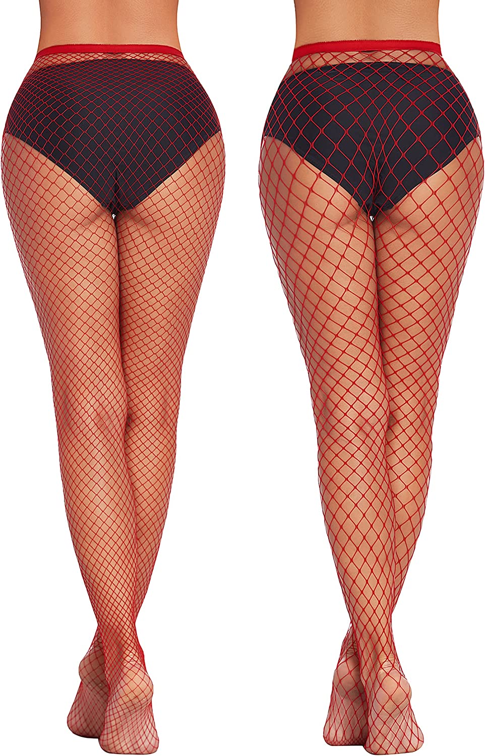 Avidlove Fishnet Thigh Highs Plus Size Fishnet Stockings Pantyhose for Tights