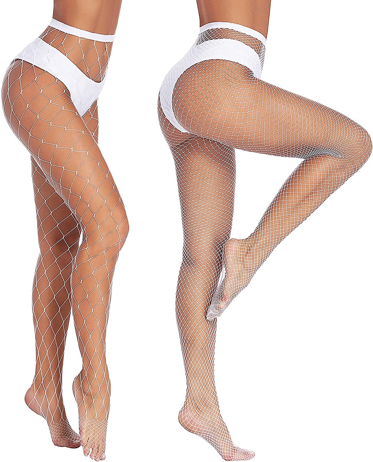 Avidlove Fishnet Thigh Highs Plus Size Fishnet Stockings Pantyhose for Tights