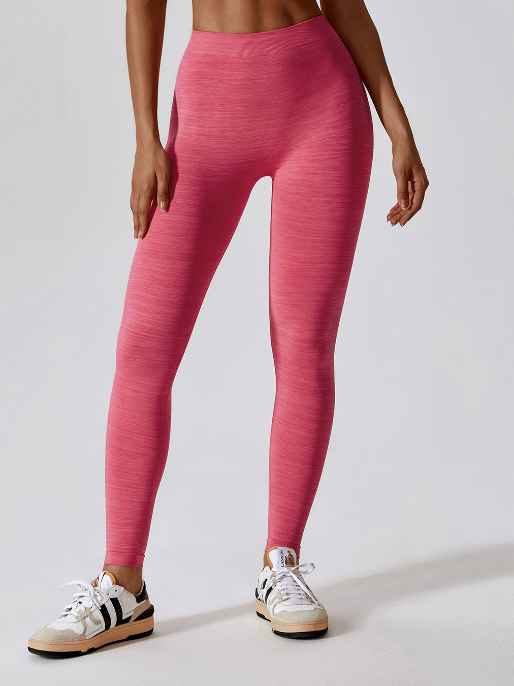 Seamless Marl Back V Scrunch Leggings