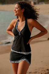 Revneu  Patchwork Elegant Tankini Set