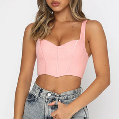 Mesh Corset Cami Top