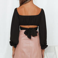 Off Shoulder Long Sleeve Top