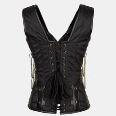Steampunk Corset Top with Chains