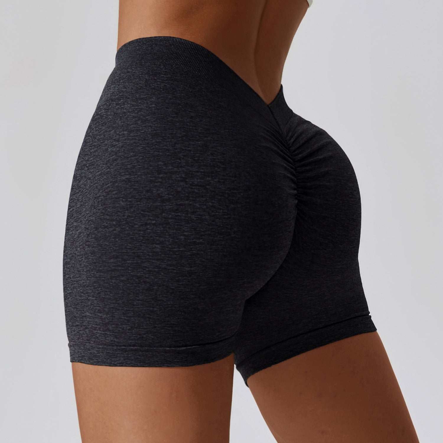 V Back Butt Lifting Workout Shorts