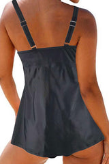 Revneu  Graphic Print Casual Tankini Set