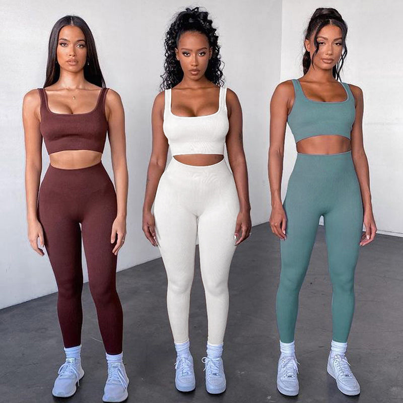 Workout Sets Seamless Sports Bra & Leggings