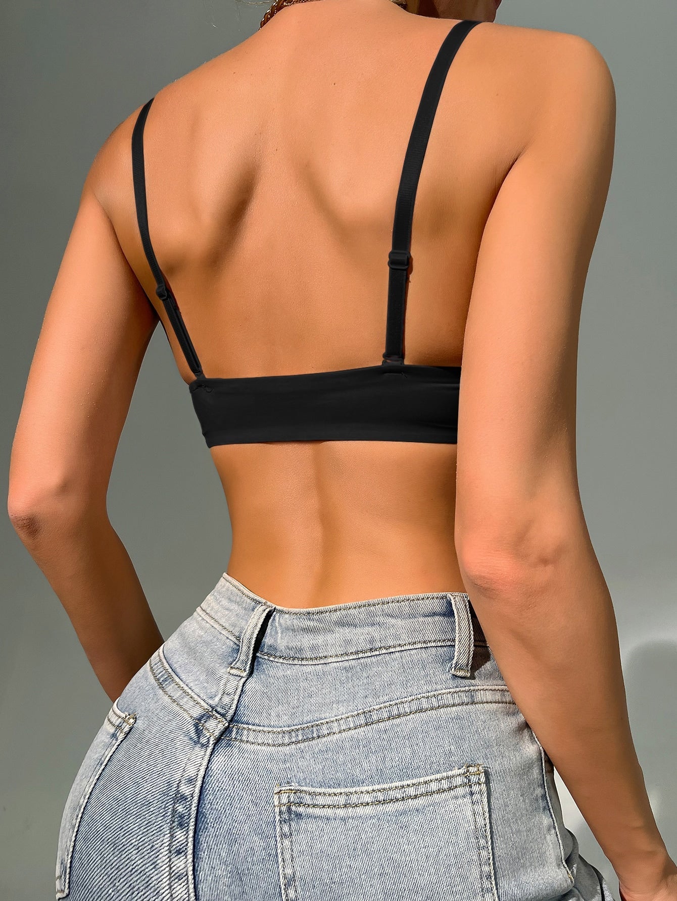 Solid Plain Simple Bra