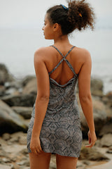 Revneu  Geometric Print Retro Skirt Bottom Tankini