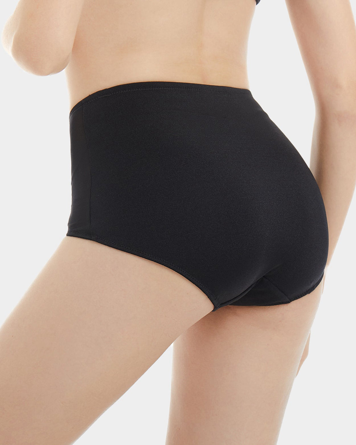 Full Coverage Mid Waist Breathable Underwear