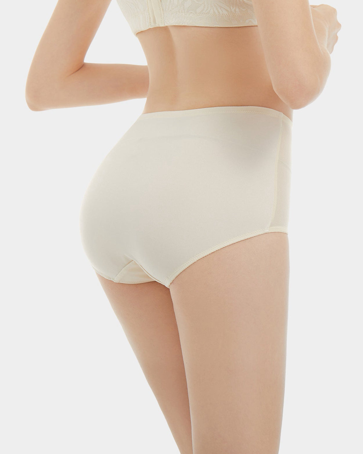Full Coverage Mid Waist Breathable Underwear