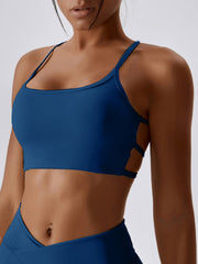 Air Cloud Strappy Cross Back Yoga Bra