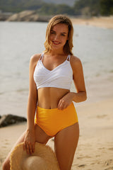 Revneu  Hit Color Classic High Waisted Bikini