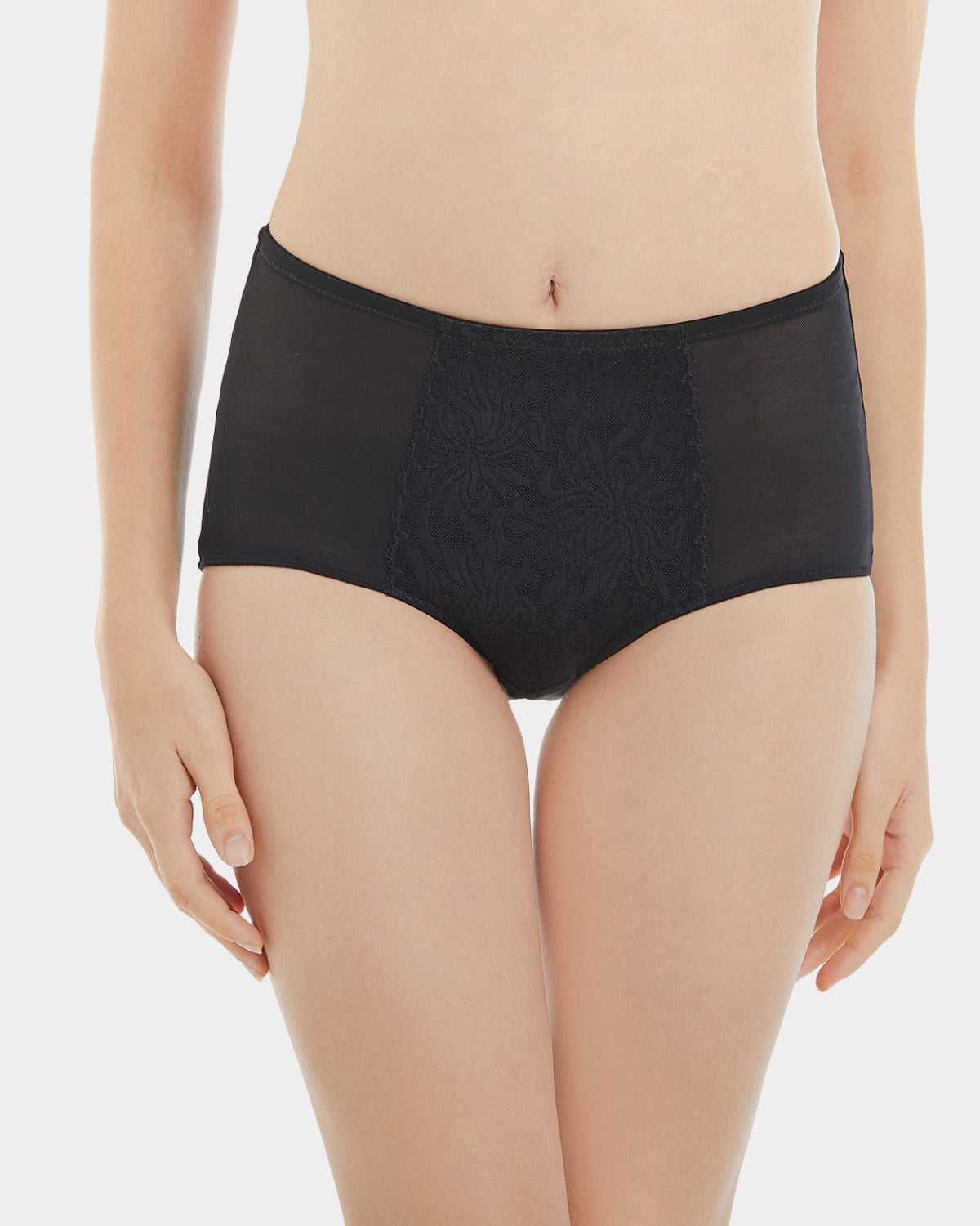 Full Coverage Mid Waist Breathable Underwear