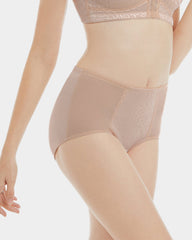 Full Coverage Mid Waist Breathable Underwear