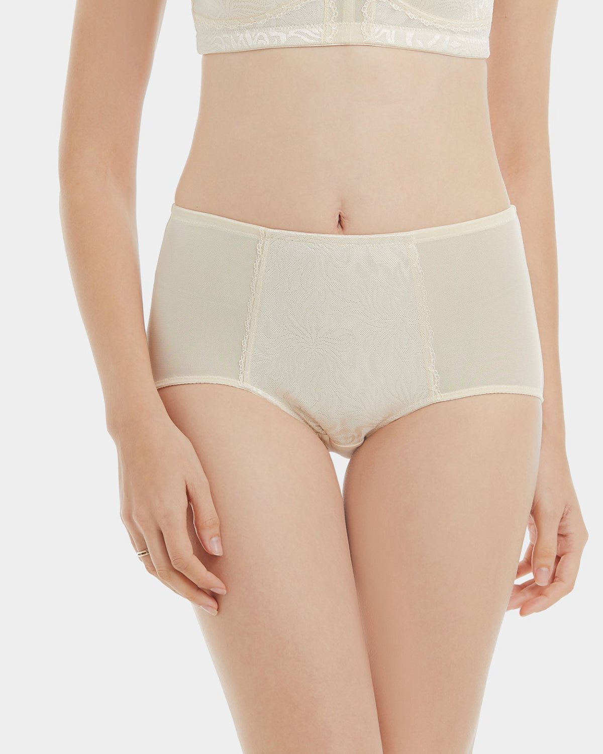 Full Coverage Mid Waist Breathable Underwear