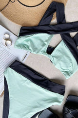 Mint High Waisted Bikini Bottoms