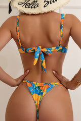Floral Balconette Underwire Bikini Set